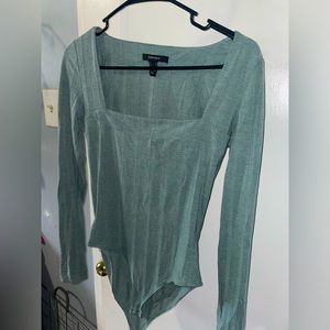 Medium Green long sleeve body suit